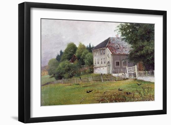 House of a public notary, Drobak-Carl-Edvard Diriks-Framed Giclee Print