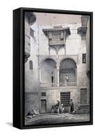 House of Beyt El-Tcheleby, 19th Century-Emile Prisse d'Avennes-Framed Stretched Canvas