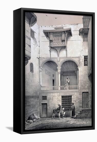 House of Beyt El-Tcheleby, 19th Century-Emile Prisse d'Avennes-Framed Stretched Canvas