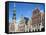 House of Blackheads and St Peters Church, Riga, Latvia-Peter Thompson-Framed Stretched Canvas