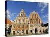 House of Blackheads, Melngalvju Nams, Town Hall Square, Ratslaukums, Riga, Latvia, Baltic States-Gary Cook-Stretched Canvas