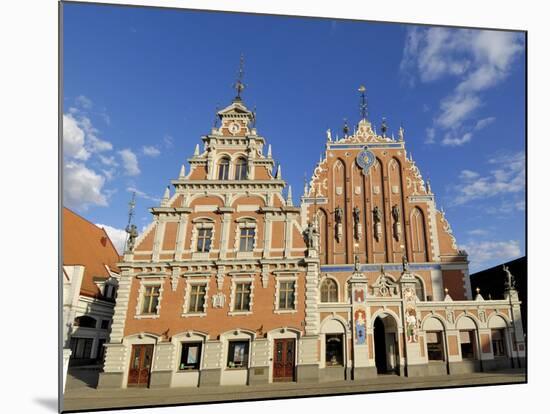 House of Blackheads, Melngalvju Nams, Town Hall Square, Ratslaukums, Riga, Latvia, Baltic States-Gary Cook-Mounted Photographic Print