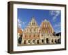 House of Blackheads, Melngalvju Nams, Town Hall Square, Ratslaukums, Riga, Latvia, Baltic States-Gary Cook-Framed Photographic Print