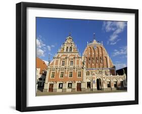 House of Blackheads, Melngalvju Nams, Town Hall Square, Ratslaukums, Riga, Latvia, Baltic States-Gary Cook-Framed Photographic Print