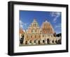 House of Blackheads, Melngalvju Nams, Town Hall Square, Ratslaukums, Riga, Latvia, Baltic States-Gary Cook-Framed Photographic Print