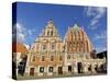House of Blackheads, Melngalvju Nams, Town Hall Square, Ratslaukums, Riga, Latvia, Baltic States-Gary Cook-Stretched Canvas