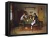 House of Cards, 1889-Harry Brooker-Framed Stretched Canvas
