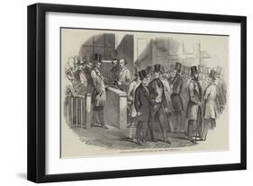 House of Commons, Mode of Taking the Votes-null-Framed Giclee Print