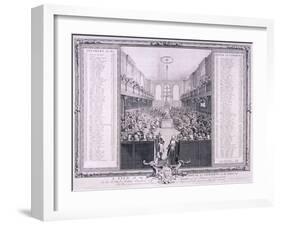 House of Commons, Palace of Westminster, London, 1785-John Pine-Framed Giclee Print