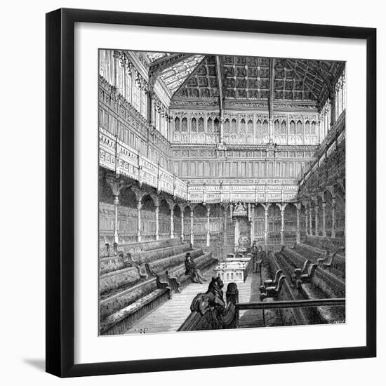 House of Commons, Westminster, London, 1900-null-Framed Giclee Print