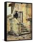 House of Don Giovanni Verita', 1855-Silvestro Lega-Framed Stretched Canvas