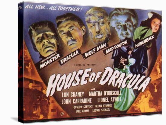 House of Dracula, 1945-null-Stretched Canvas