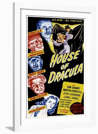 House of Dracula, 1945-null-Framed Photo