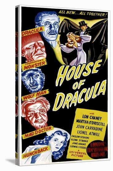 House of Dracula, 1945-null-Stretched Canvas