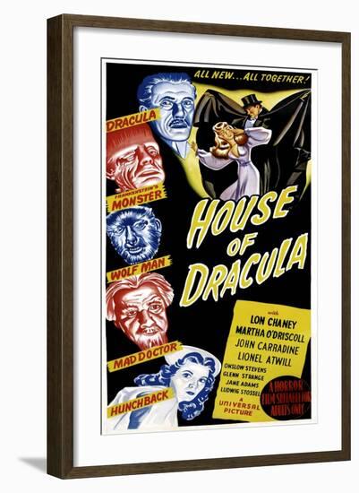 House of Dracula, 1945-null-Framed Photo