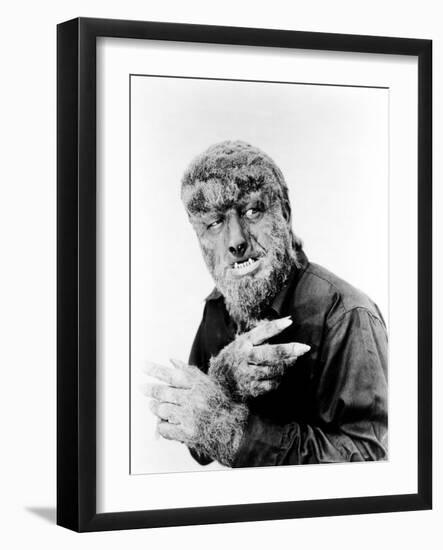 House of Dracula, Lon Chaney, Jr. as 'The Wolf Man', 1945-null-Framed Photo