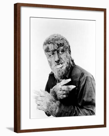 House of Dracula, Lon Chaney, Jr. as 'The Wolf Man', 1945-null-Framed Photo