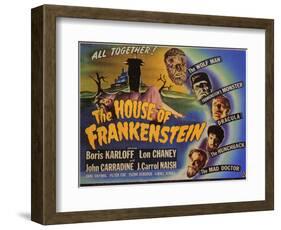 House of Frankenstein, 1944-null-Framed Art Print