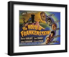 House of Frankenstein, 1944-null-Framed Art Print