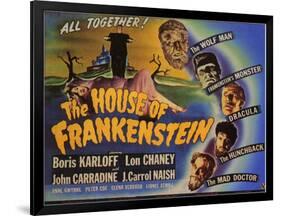 House of Frankenstein, 1944-null-Framed Art Print