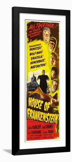 House of Frankenstein, 1944-null-Framed Premium Giclee Print