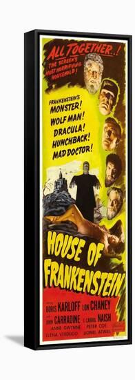 House of Frankenstein, 1944-null-Framed Stretched Canvas