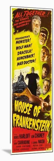 House of Frankenstein, 1944-null-Mounted Art Print