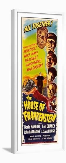 House of Frankenstein, 1944-null-Framed Premium Giclee Print