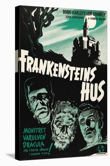 House of Frankenstein, (aka Frankenstein's Hus), 1944-null-Stretched Canvas