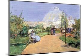 House of Gardens, World's Columbian Exposition, Chicago-Childe Hassam-Mounted Art Print