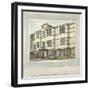 House of George Monck, Duke of Albermarle in Grub Street, Now Milton Street, City of London, 1797-Samuel Ireland-Framed Giclee Print