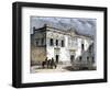 House of Hernando Cortes in Mexico City, Built by Native Labor in the 1500-null-Framed Giclee Print