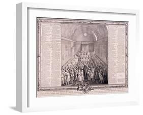 House of Lords, Palace of Westminster, London-John Pine-Framed Giclee Print