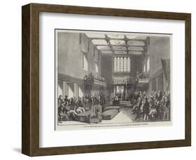 House of Lords, the Lord Chancellor Pronouncing Judgment in the Case of the Queen V O'Connell-null-Framed Giclee Print