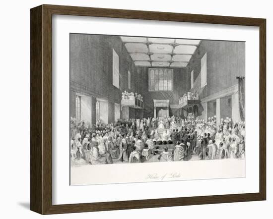 House of Lords-Thomas Hosmer Shepherd-Framed Giclee Print