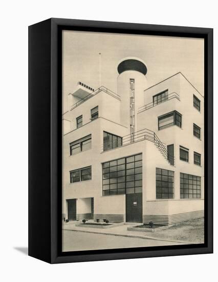 'House of M. M. Joel and Jan Martel, scupltors, Rue Mallet-Stevens, Auteuil', c1927-Unknown-Framed Stretched Canvas