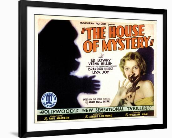 House Of Mystery - 1934 II-null-Framed Giclee Print