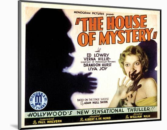 House Of Mystery - 1934 II-null-Mounted Giclee Print