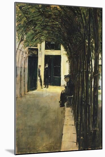 House of Old Amsterdam, 1880-Max Liebermann-Mounted Giclee Print