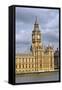 House of Parliament and Big Ben-Massimo Borchi-Framed Stretched Canvas