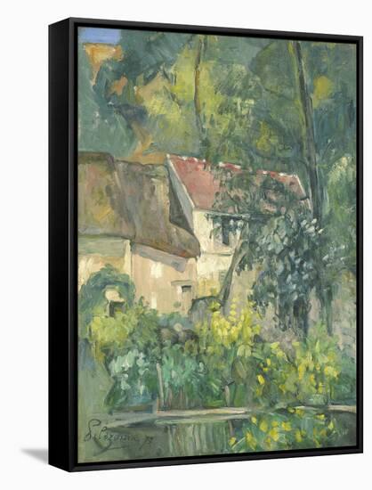 House of Père Lacroix, 1873-Paul Cezanne-Framed Stretched Canvas