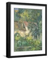 House of Père Lacroix, 1873-Paul Cezanne-Framed Giclee Print