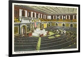 House of Representatives, Washington D.C.-null-Framed Art Print