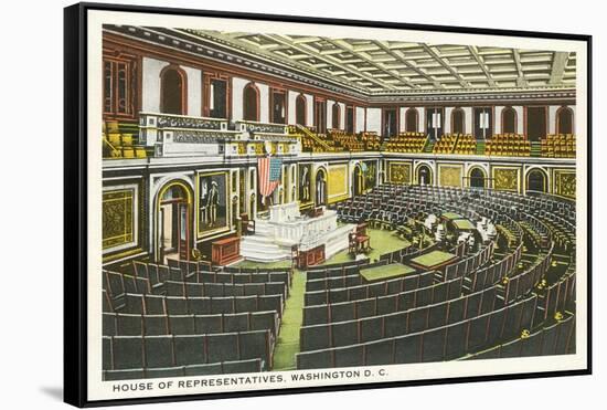 House of Representatives, Washington D.C.-null-Framed Stretched Canvas