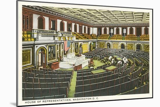 House of Representatives, Washington D.C.-null-Mounted Art Print