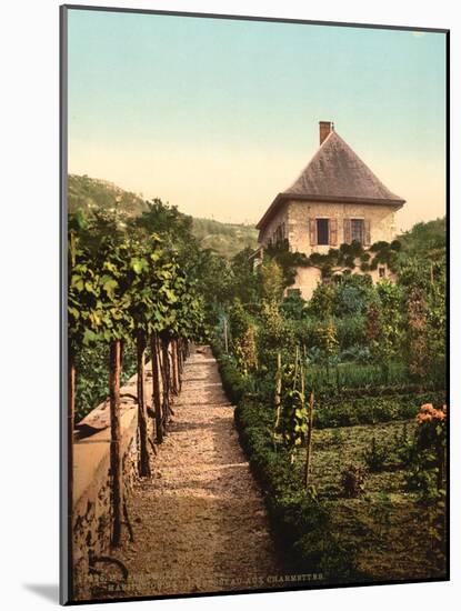 House of Rousseau, Charmelles, (I.E., Charmettes), Chambery in France, C.1890-C.1900-null-Mounted Giclee Print