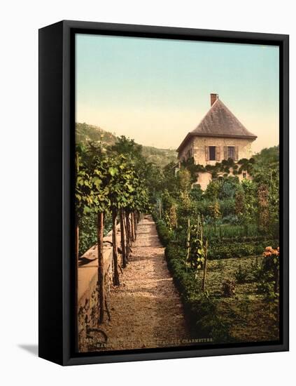 House of Rousseau, Charmelles, (I.E., Charmettes), Chambery in France, C.1890-C.1900-null-Framed Stretched Canvas