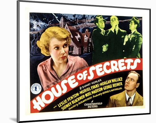 House Of Secrets - 1936 I-null-Mounted Giclee Print