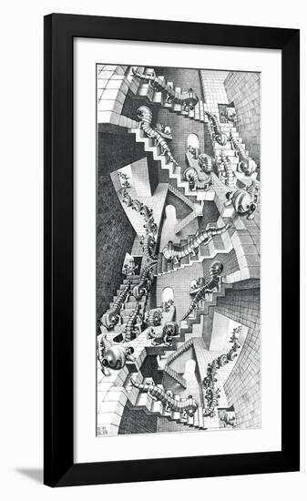 House of Stairs-M^ C^ Escher-Framed Art Print