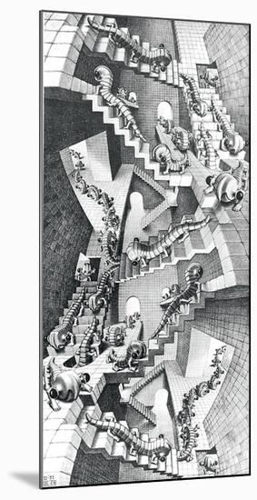 House of Stairs-M^ C^ Escher-Mounted Art Print